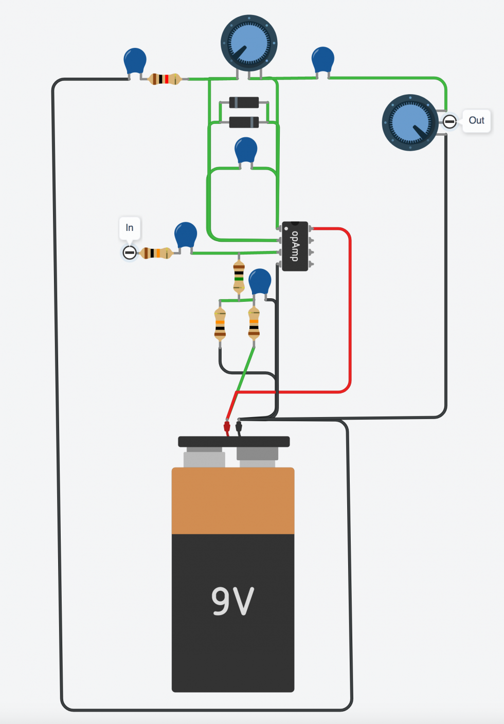 How to design a basic overdrive pedal circuit Wampler Pedals